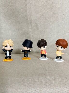 BTS McDonald’s Happy Meal Mini Figures Set of 4 K-Pop Collectibles